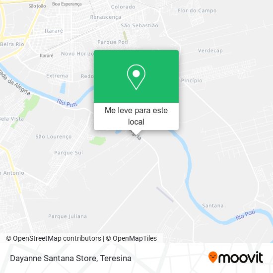 Dayanne Santana Store mapa