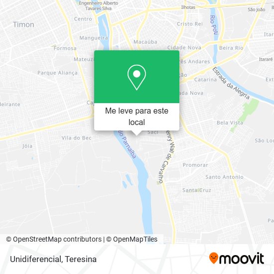 Unidiferencial mapa