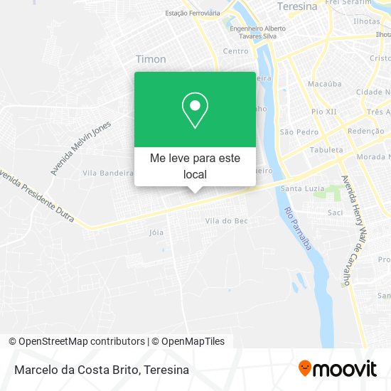Marcelo da Costa Brito mapa