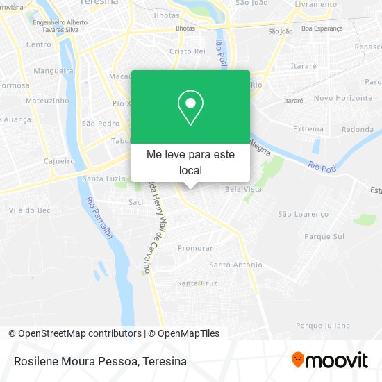 Rosilene Moura Pessoa mapa