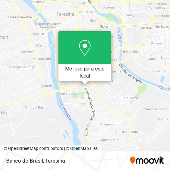 Banco do Brasil mapa