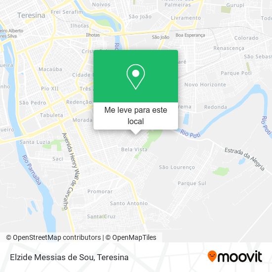 Elzide Messias de Sou mapa