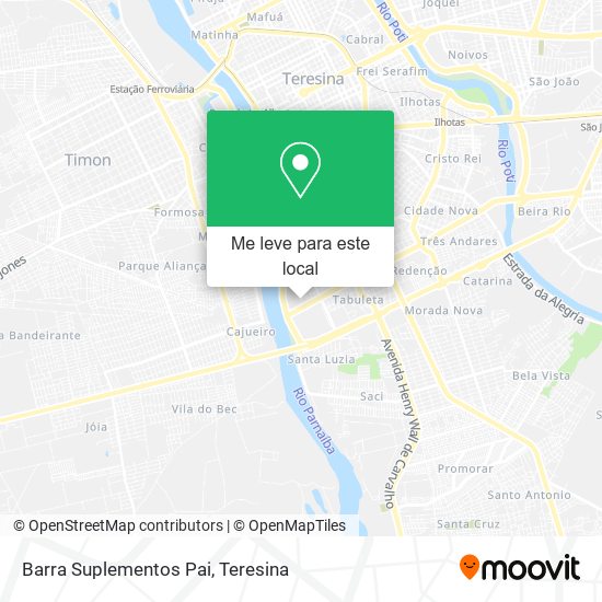 Barra Suplementos Pai mapa