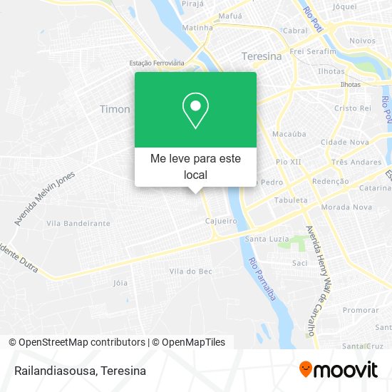 Railandiasousa mapa