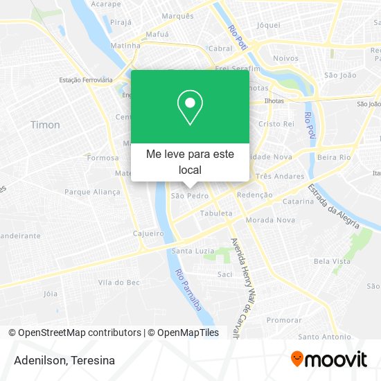 Adenilson mapa