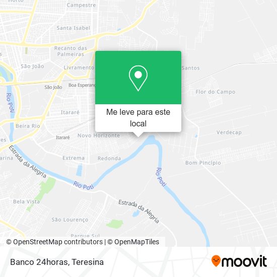 Banco 24horas mapa