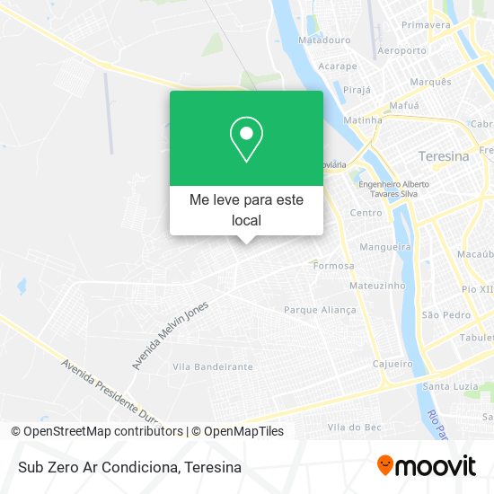 Sub Zero Ar Condiciona mapa