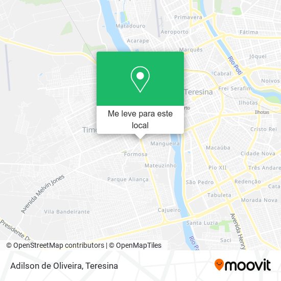 Adilson de Oliveira mapa