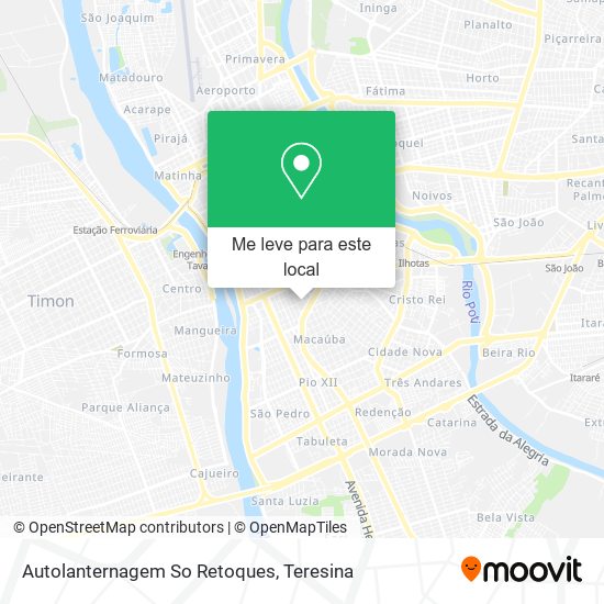Autolanternagem So Retoques mapa