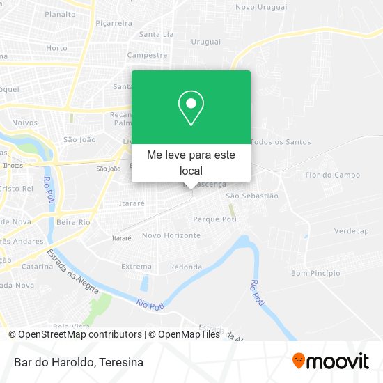 Bar do Haroldo mapa