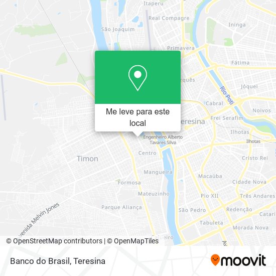 Banco do Brasil mapa