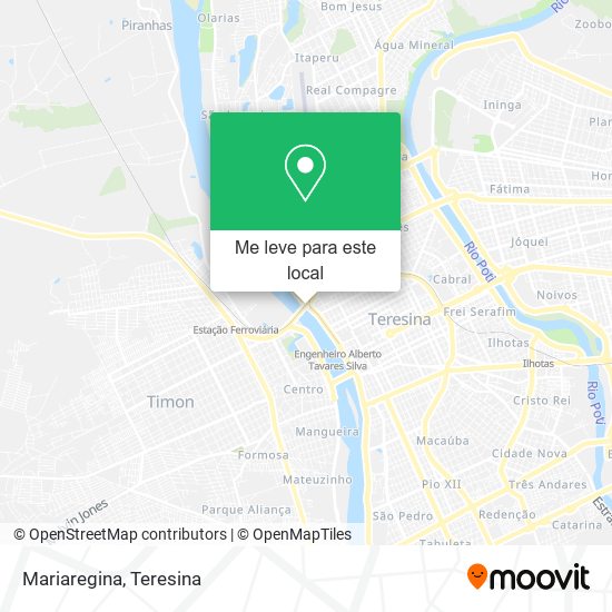 Mariaregina mapa