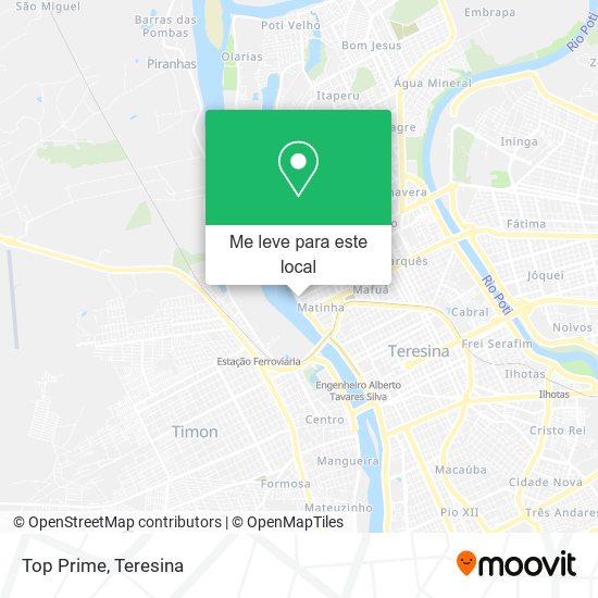 Top Prime mapa