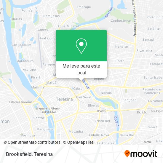 Brooksfield mapa