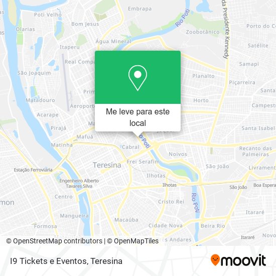 I9 Tickets e Eventos mapa