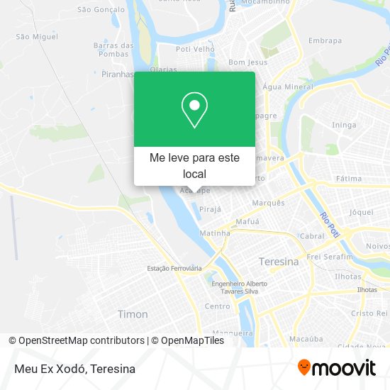 Meu Ex Xodó mapa