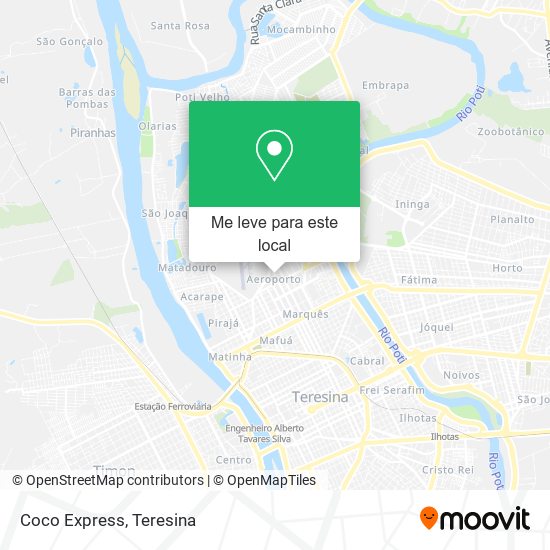 Coco Express mapa
