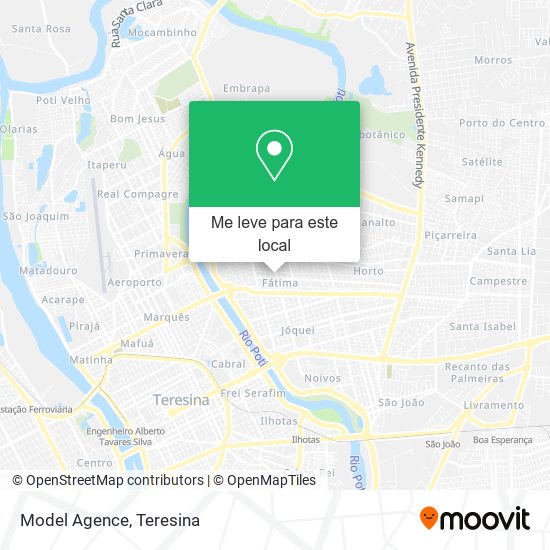 Model Agence mapa