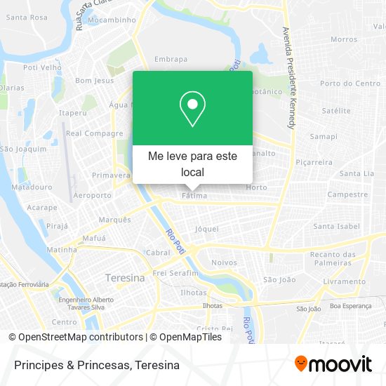 Principes & Princesas mapa