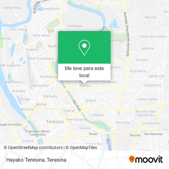 Hayako Teresina mapa