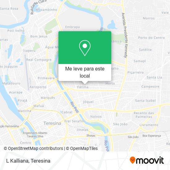 L Kalliana mapa