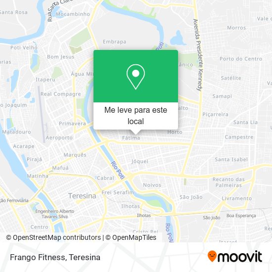 Frango Fitness mapa