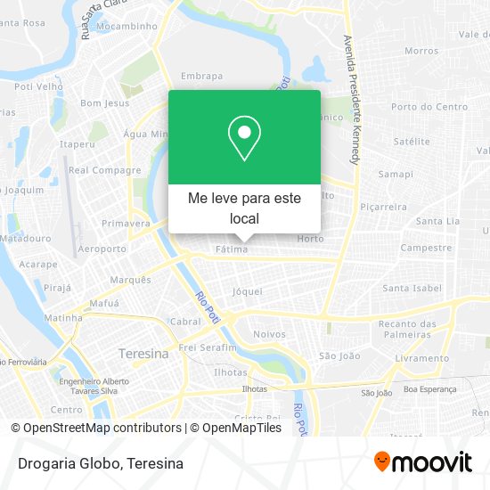 Drogaria Globo mapa