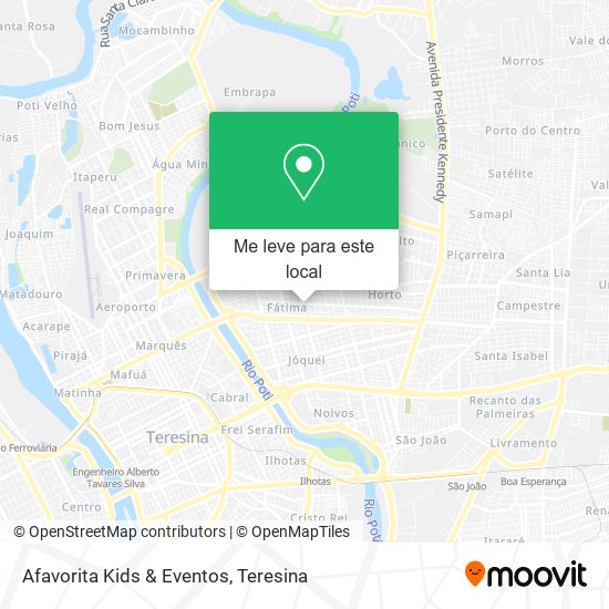 Afavorita Kids & Eventos mapa