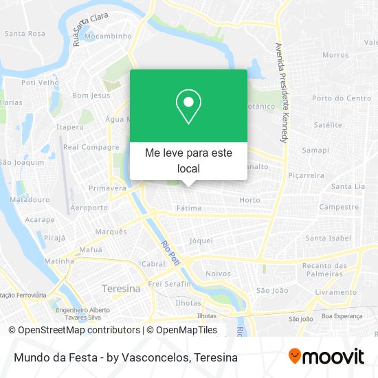 Mundo da Festa - by Vasconcelos mapa