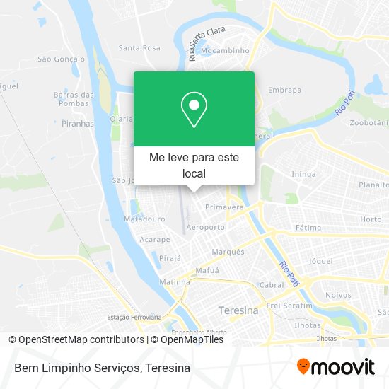 Bem Limpinho Serviços mapa