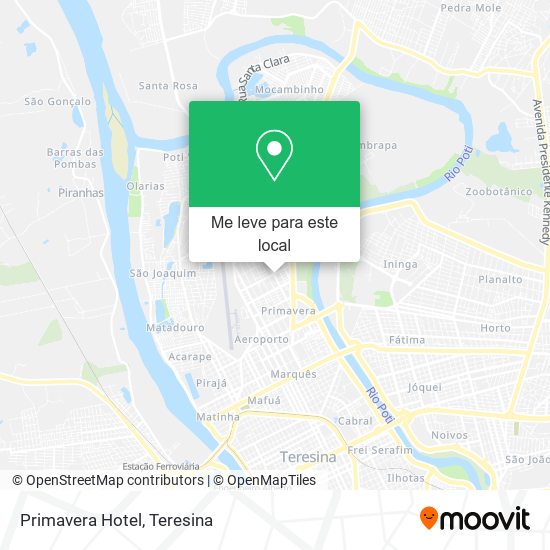 Primavera Hotel mapa