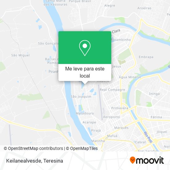 Keilanealvesde mapa