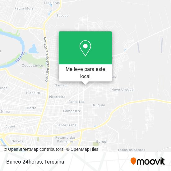 Banco 24horas mapa