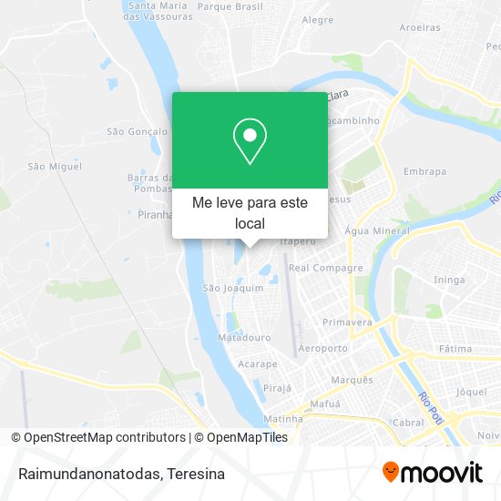 Raimundanonatodas mapa
