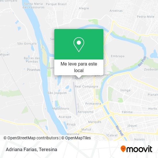 Adriana Farias mapa