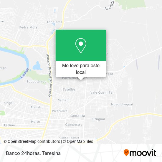 Banco 24horas mapa