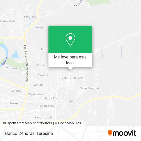 Banco 24horas mapa