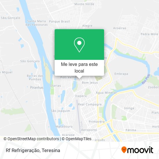 Rf Refrigeração mapa