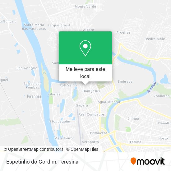 Espetinho do Gordim mapa
