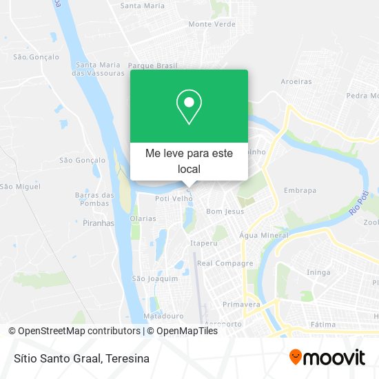 Sítio Santo Graal mapa