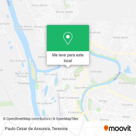 Paulo Cezar de Assunca mapa