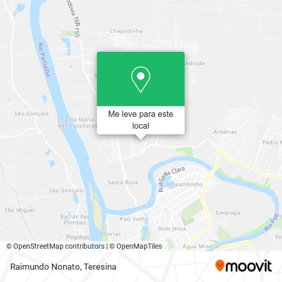 Raimundo Nonato mapa
