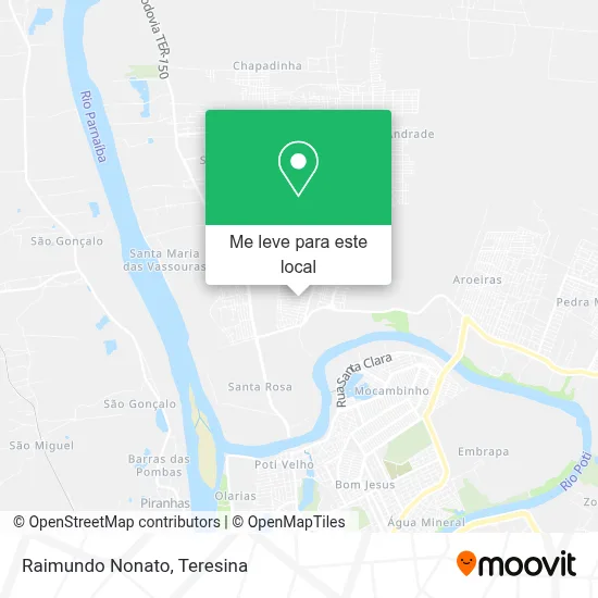 Raimundo Nonato mapa