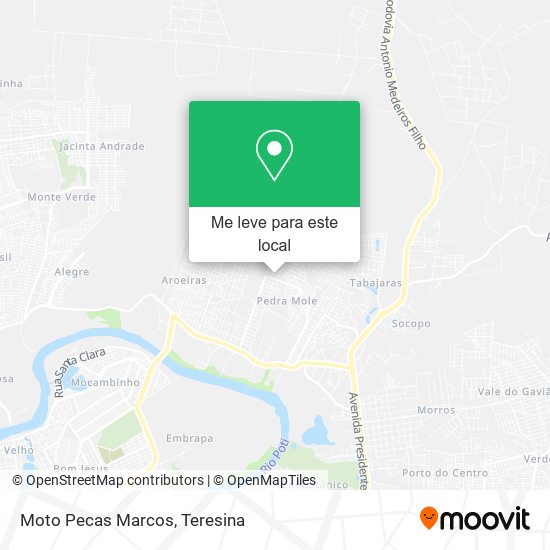 Moto Pecas Marcos mapa