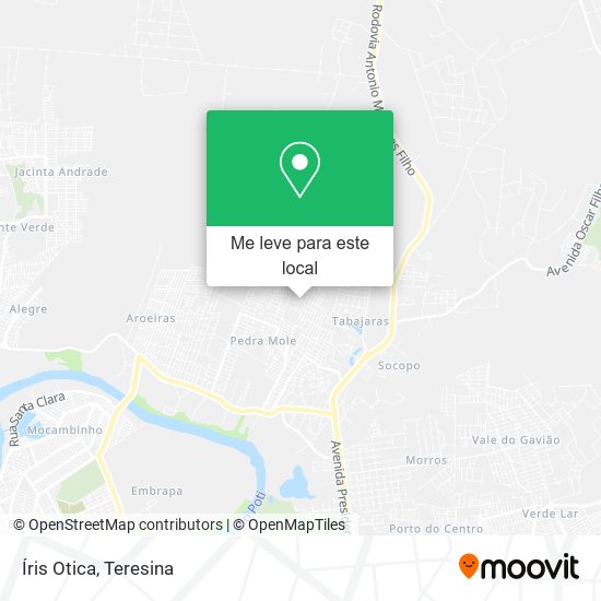 Íris Otica mapa