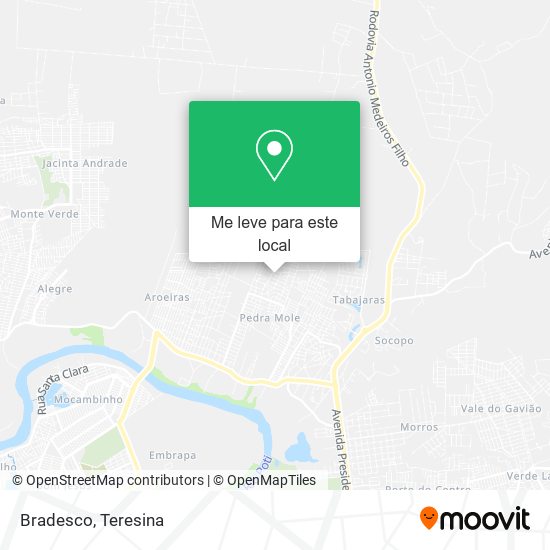 Bradesco mapa