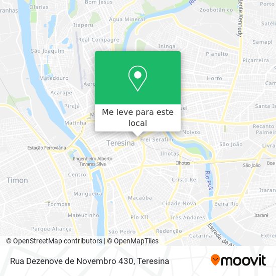 Rua Dezenove de Novembro 430 mapa