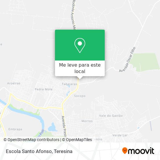 Escola Santo Afonso mapa
