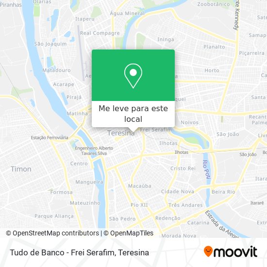 Tudo de Banco - Frei Serafim mapa