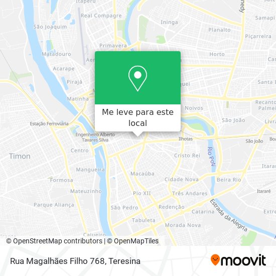 Rua Magalhães Filho 768 mapa